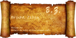 Bricht Zilia névjegykártya
